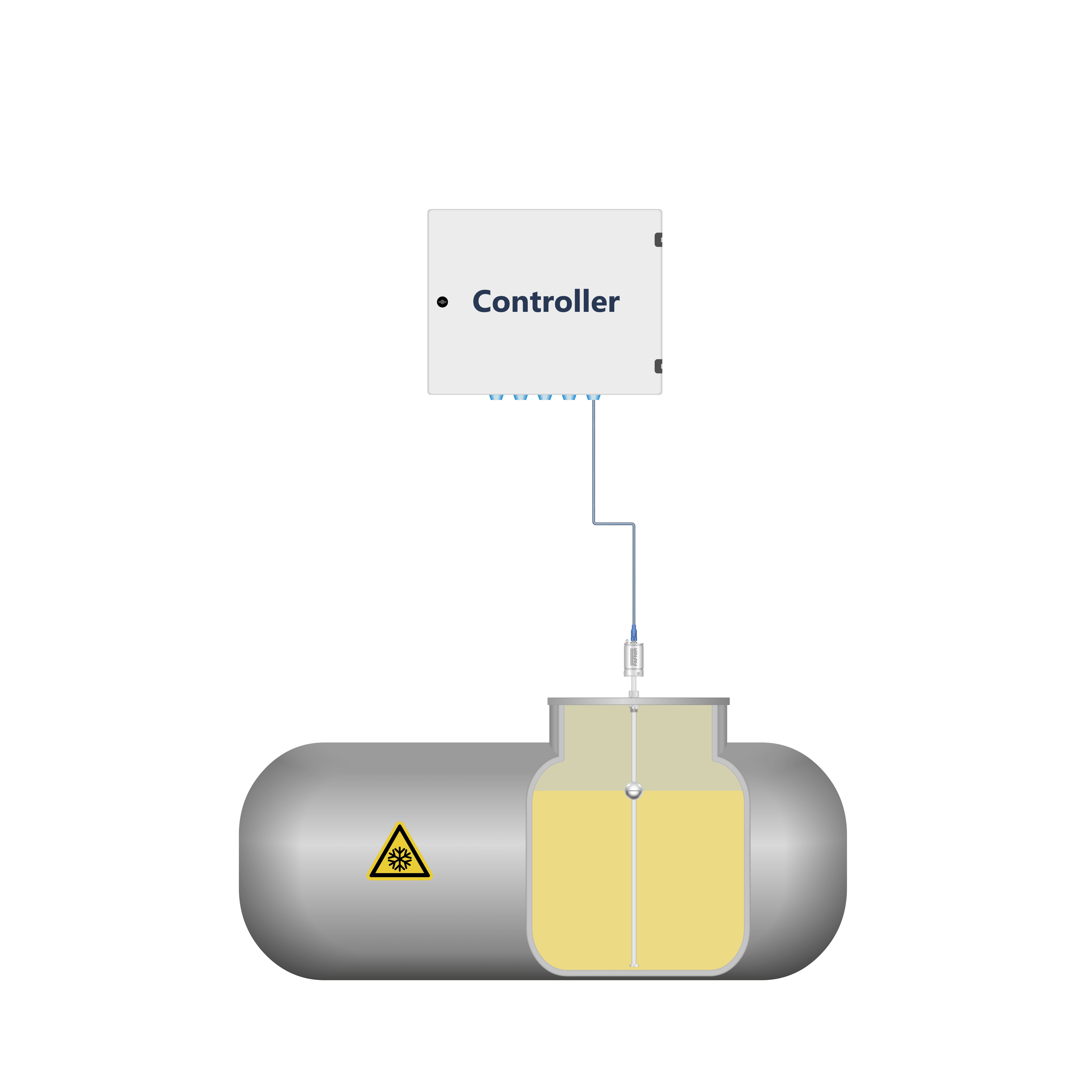 LNG Gas Horizontal Tank