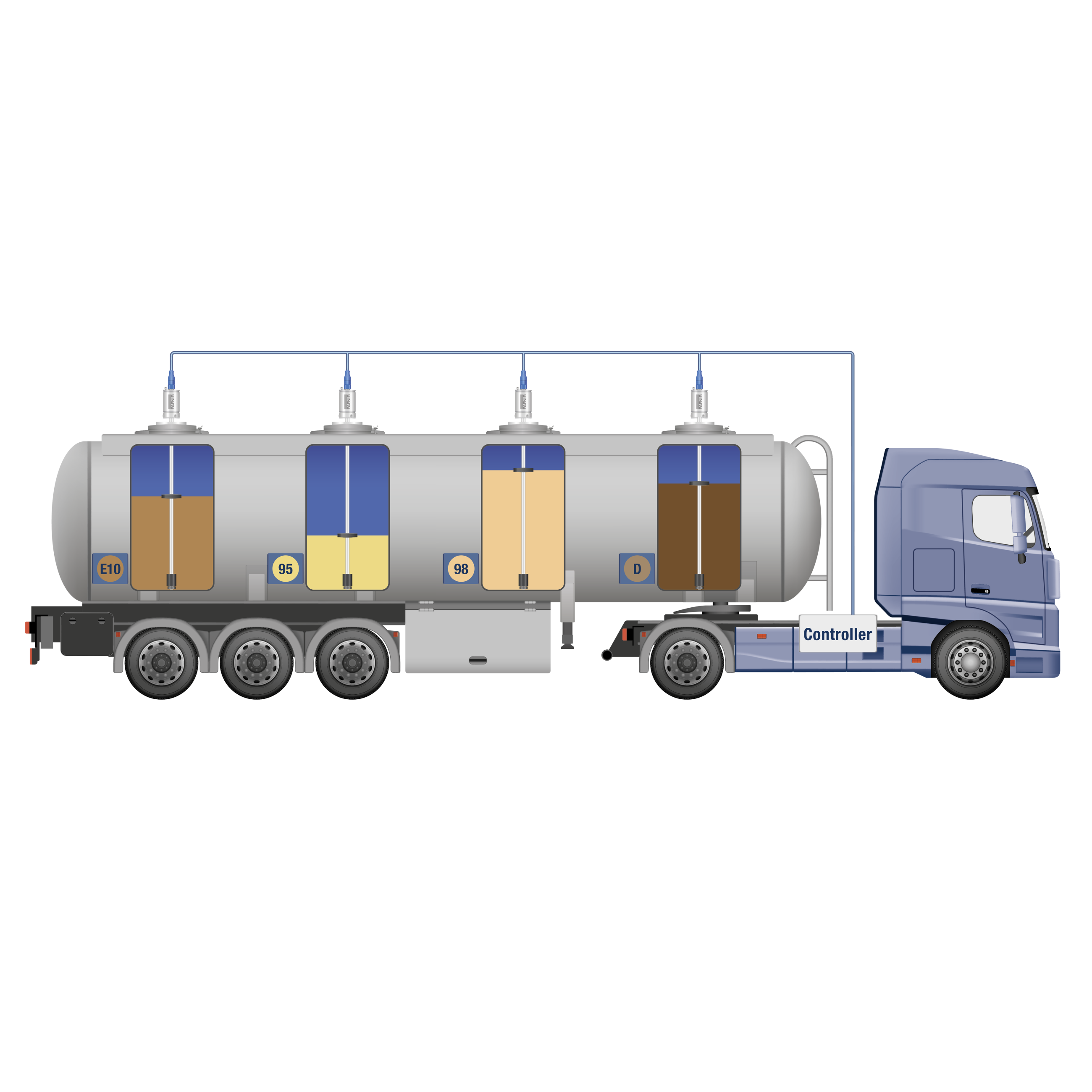 Mobile Containers Fuel Delivery Tank Truck Mobile Containers Fuel Delivery Tank Truck