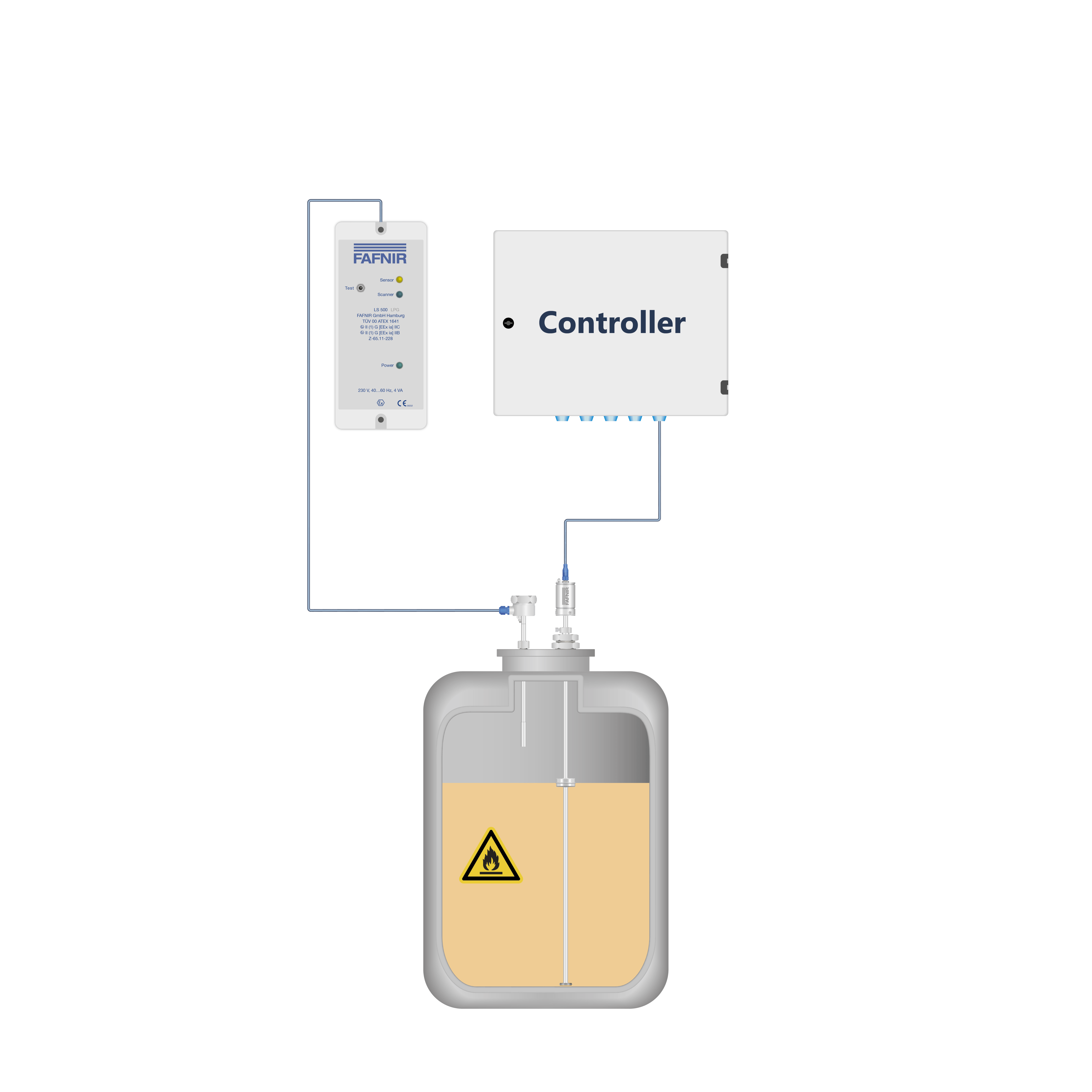 Solvent Storage Vertical Tank
